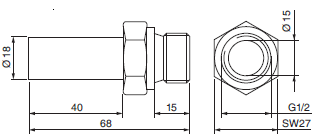 SDA G1/2-Ø18-L068